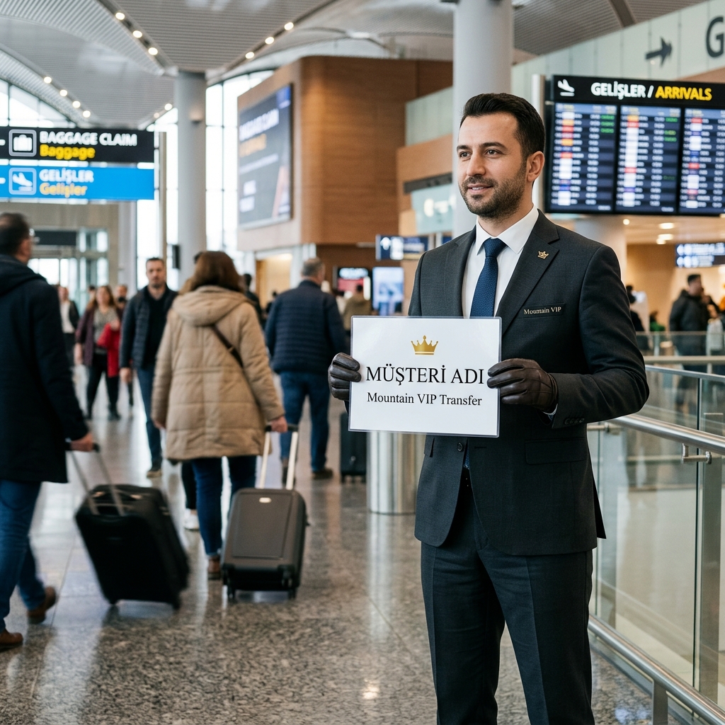 Antalya Havalimanı VIP Karşılama Tabelası